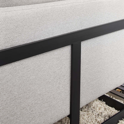 Everett Upholstered Fabric Accent Chair