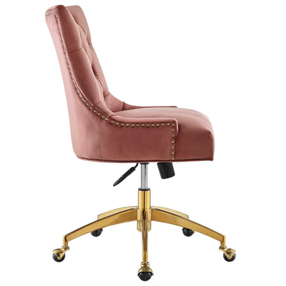 Xia Tufted Performance Velvet Office Chair