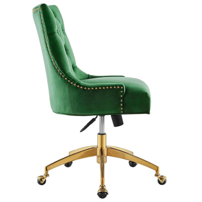 Xia Tufted Performance Velvet Office Chair