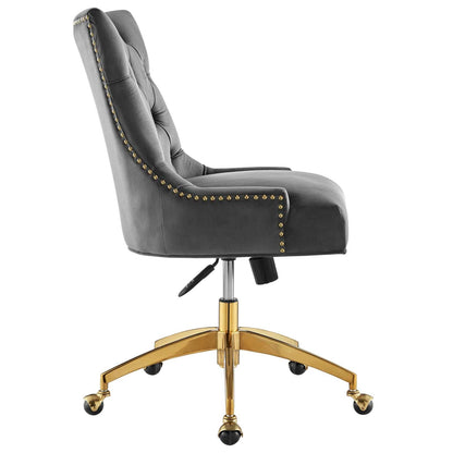 Xia Tufted Performance Velvet Office Chair