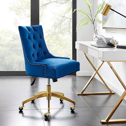 Xia Tufted Performance Velvet Office Chair