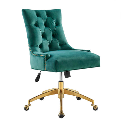 Xia Tufted Performance Velvet Office Chair