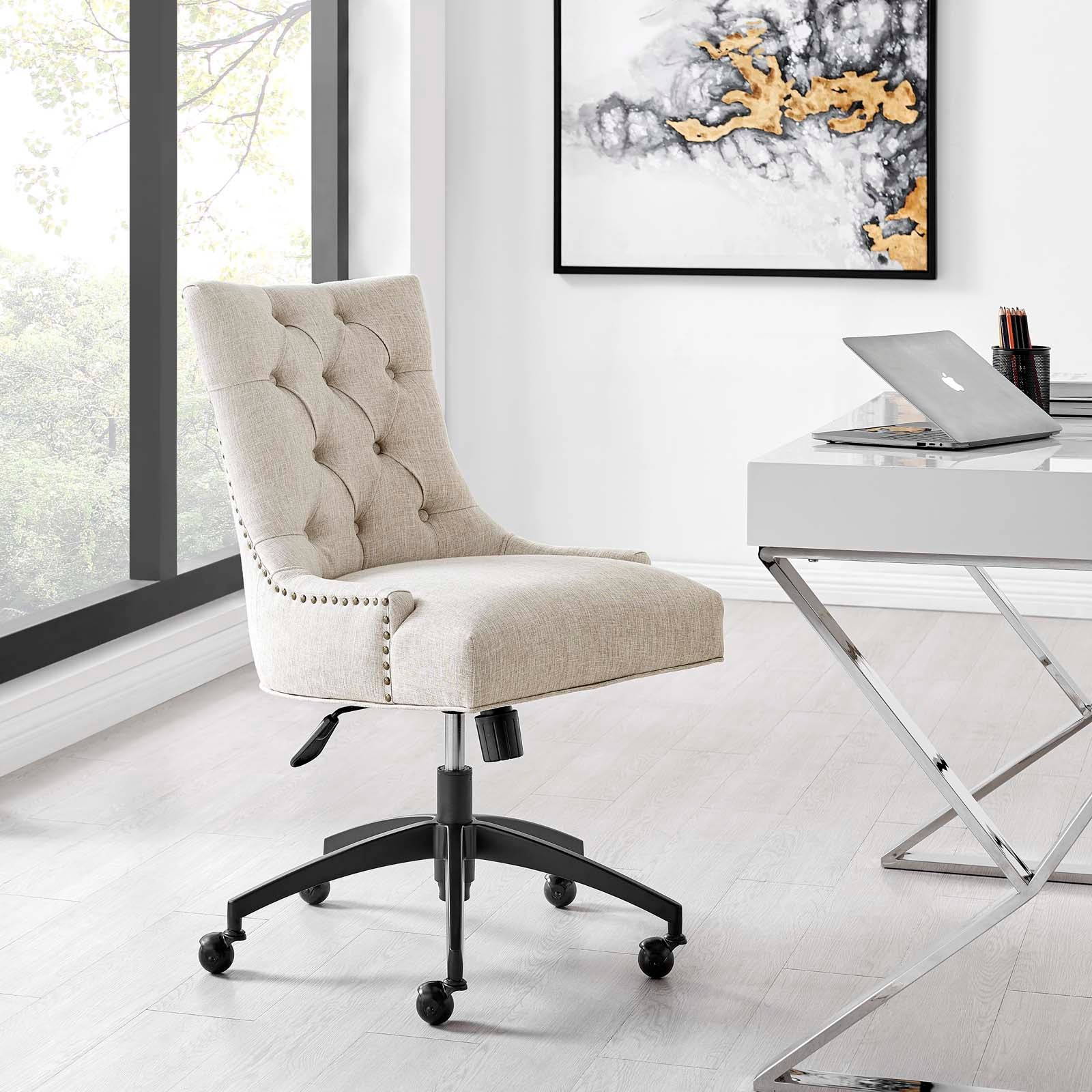 Xia Tufted Fabric Office Chair