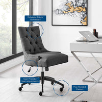 Xia Tufted Fabric Office Chair