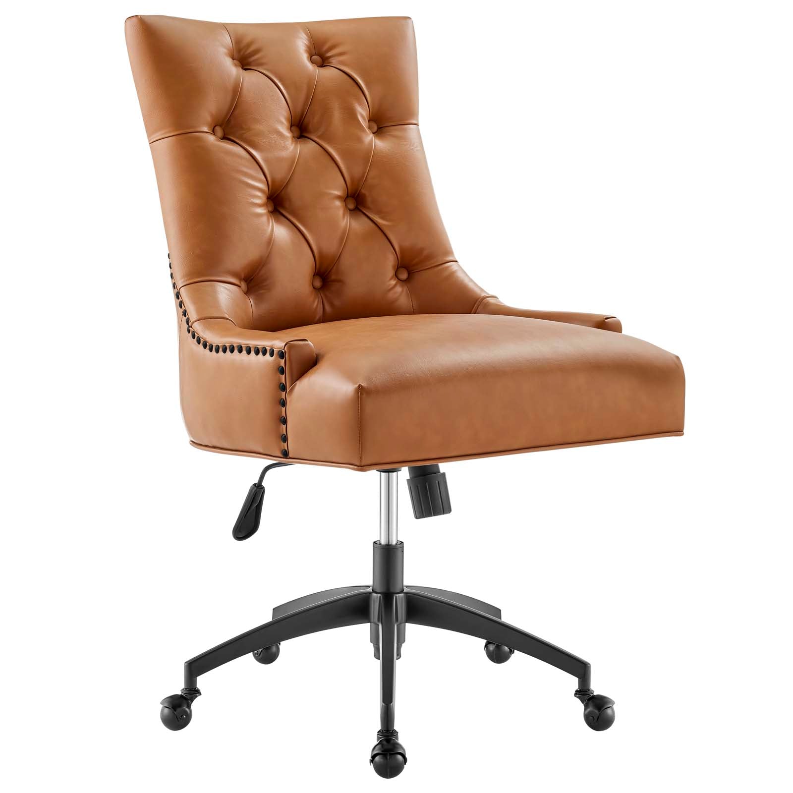 Xia Tufted Vegan Leather Office Chair