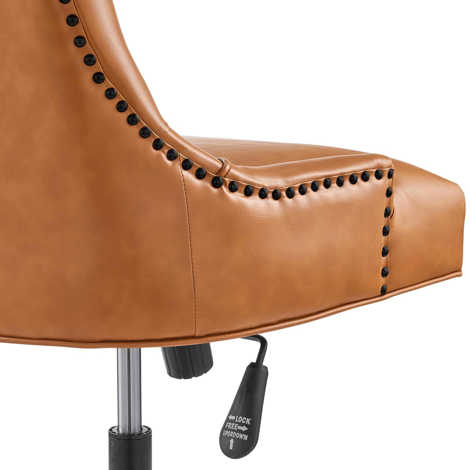 Xia Tufted Vegan Leather Office Chair