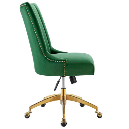 Harrington Channel Tufted Performance Velvet Office Chair