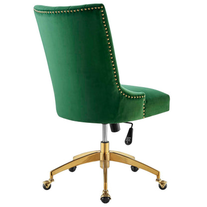 Harrington Channel Tufted Performance Velvet Office Chair