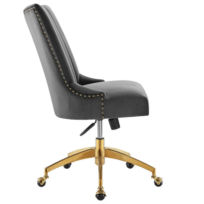 Harrington Channel Tufted Performance Velvet Office Chair