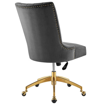 Harrington Channel Tufted Performance Velvet Office Chair