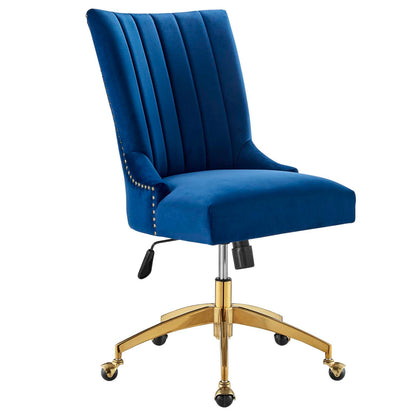 Harrington Channel Tufted Performance Velvet Office Chair
