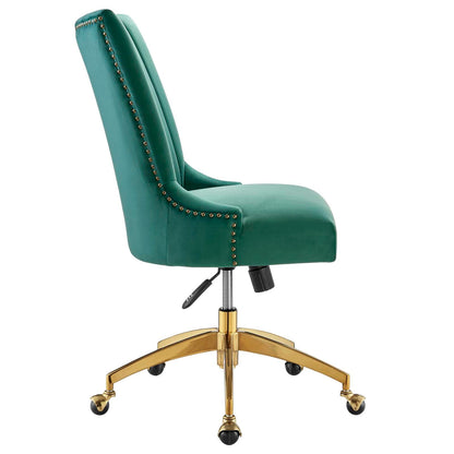 Harrington Channel Tufted Performance Velvet Office Chair