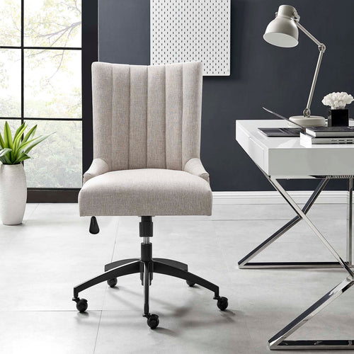 Harrington Channel Tufted Fabric Office Chair