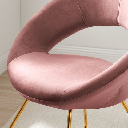 Lesley Performance Velvet Dining Chair Set of 2