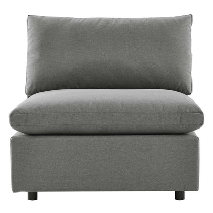 Nikora Overstuffed Outdoor Patio Armless Chair