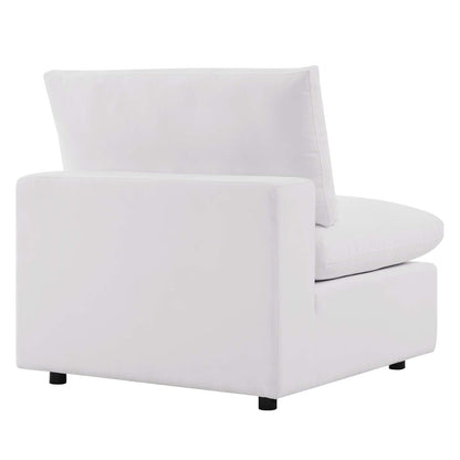 Nikora Overstuffed Outdoor Patio Armless Chair