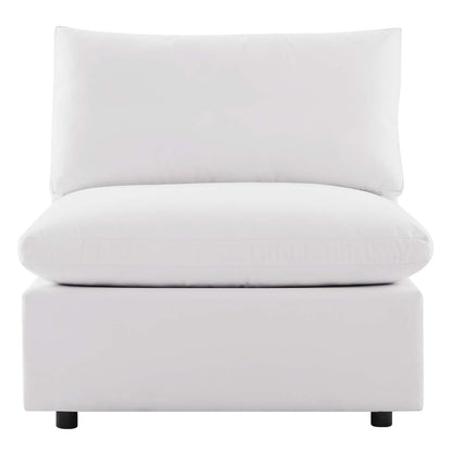 Nikora Overstuffed Outdoor Patio Armless Chair