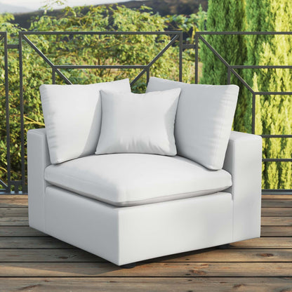 Nikora Overstuffed Outdoor Patio Corner Chair