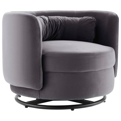 Garnett Performance Velvet Performance Velvet Swivel Chair