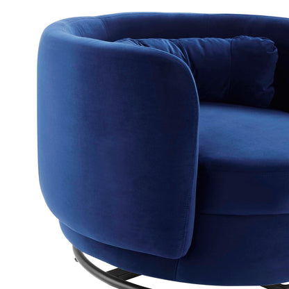 Garnett Performance Velvet Performance Velvet Swivel Chair