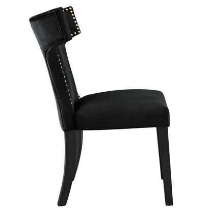 Carri Performance Velvet Dining Chairs - Set of 2