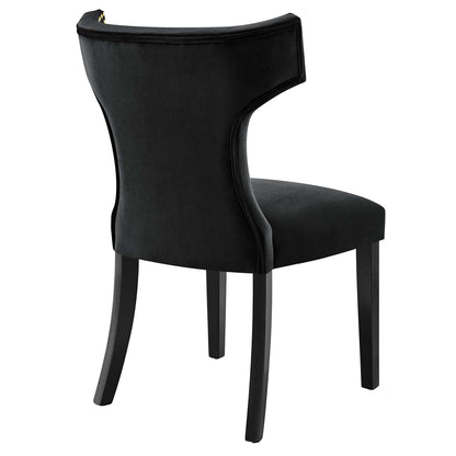 Carri Performance Velvet Dining Chairs - Set of 2