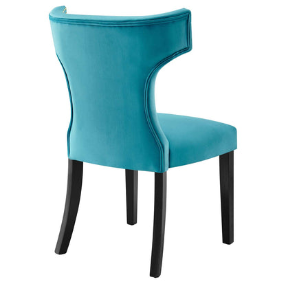 Carri Performance Velvet Dining Chairs - Set of 2
