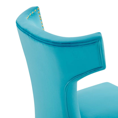 Carri Performance Velvet Dining Chairs - Set of 2