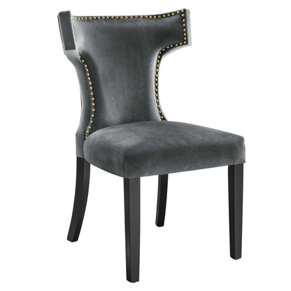 Carri Performance Velvet Dining Chairs - Set of 2