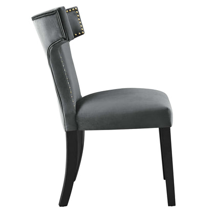Carri Performance Velvet Dining Chairs - Set of 2
