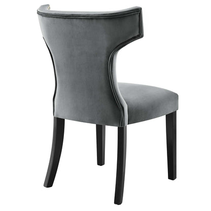 Carri Performance Velvet Dining Chairs - Set of 2