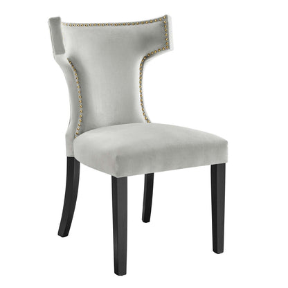Carri Performance Velvet Dining Chairs - Set of 2