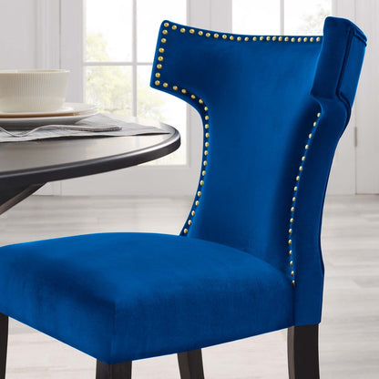 Carri Performance Velvet Dining Chairs - Set of 2