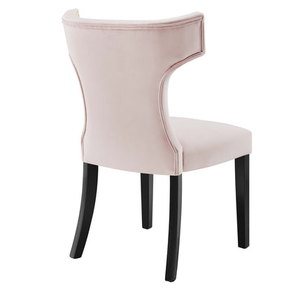 Carri Performance Velvet Dining Chairs - Set of 2