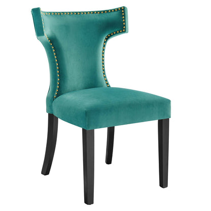 Carri Performance Velvet Dining Chairs - Set of 2