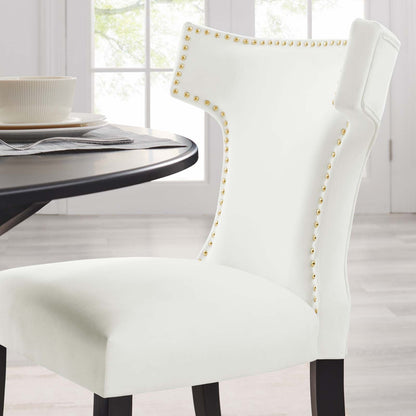 Carri Performance Velvet Dining Chairs - Set of 2