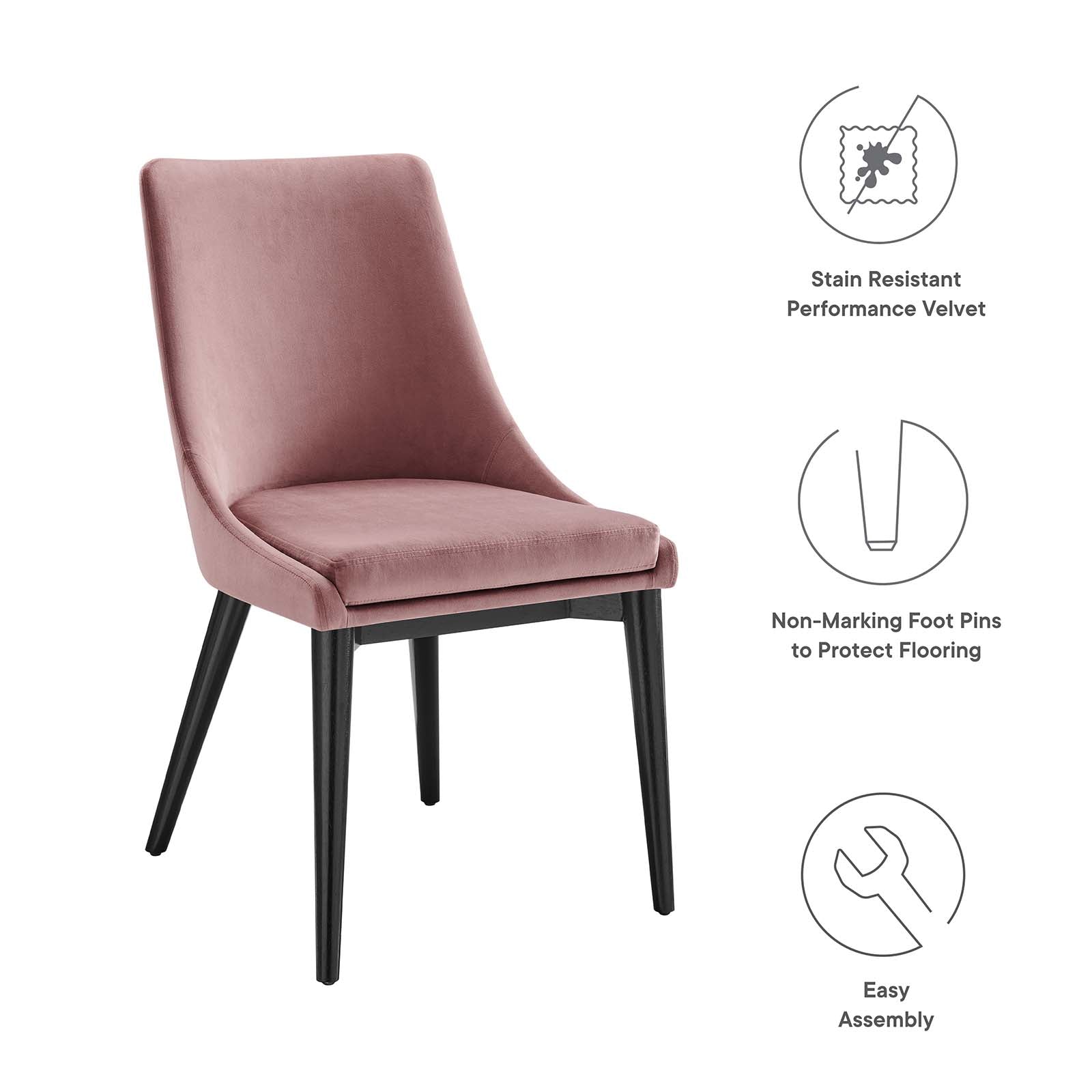 Vienna Performance Velvet Dining Chair