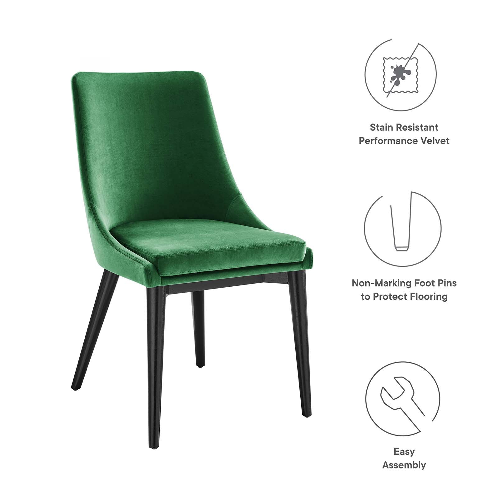 Vienna Performance Velvet Dining Chair