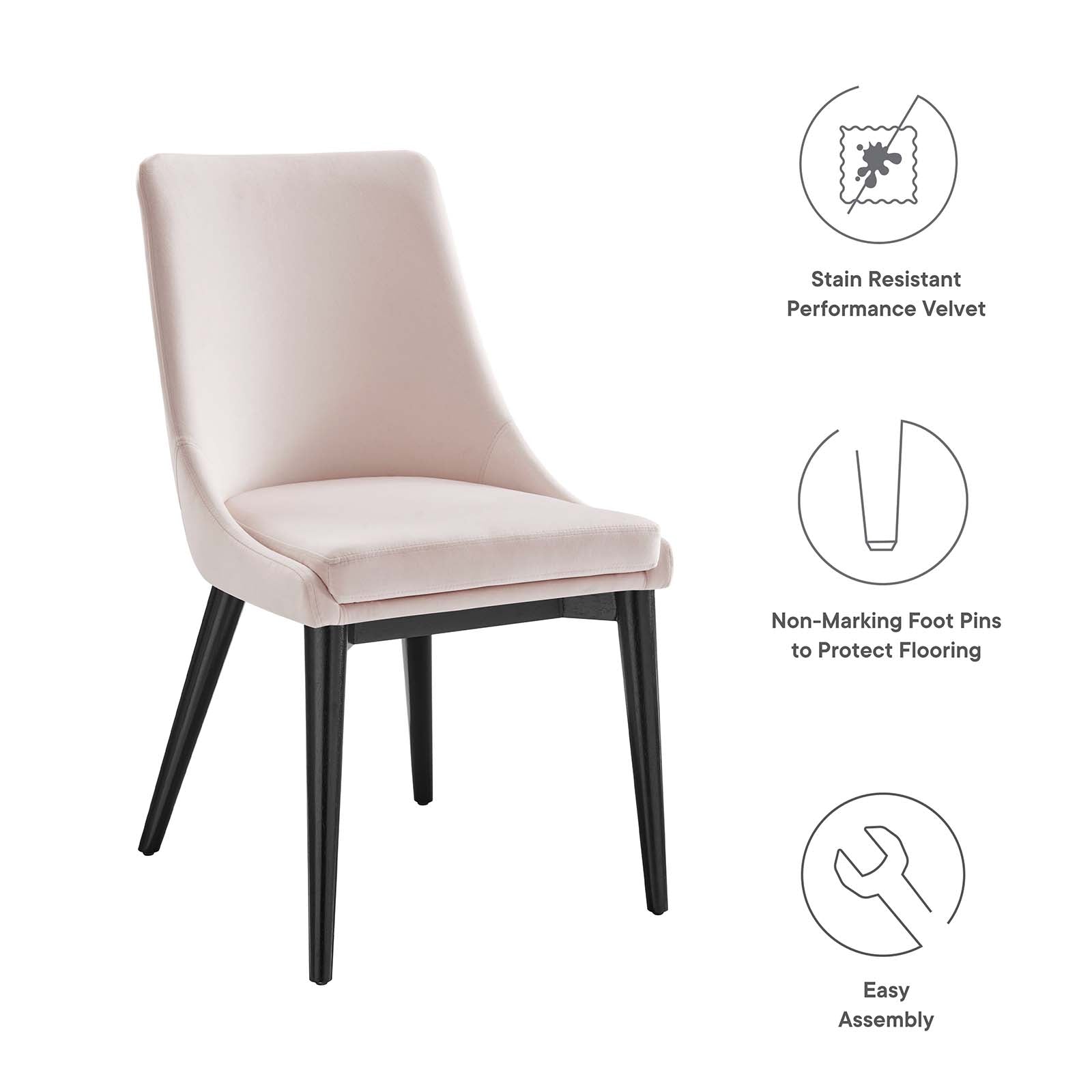 Vienna Performance Velvet Dining Chair