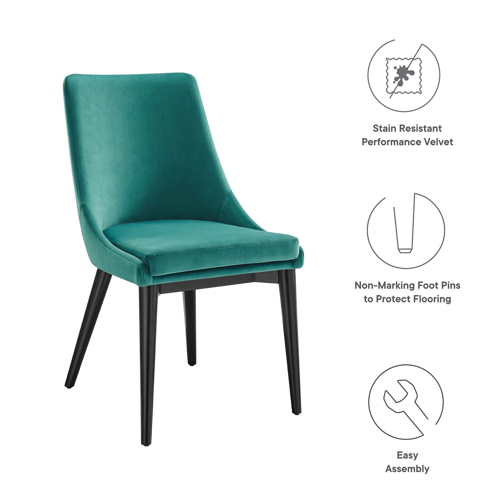 Vienna Performance Velvet Dining Chair