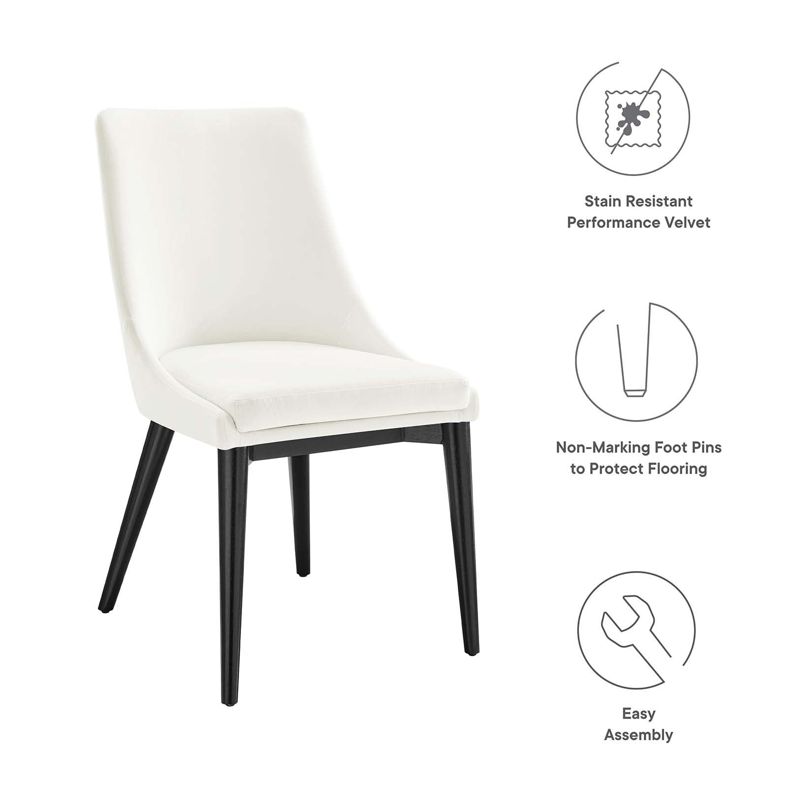 Vienna Performance Velvet Dining Chair