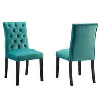 Dulce Performance Velvet Dining Chairs - Set of 2