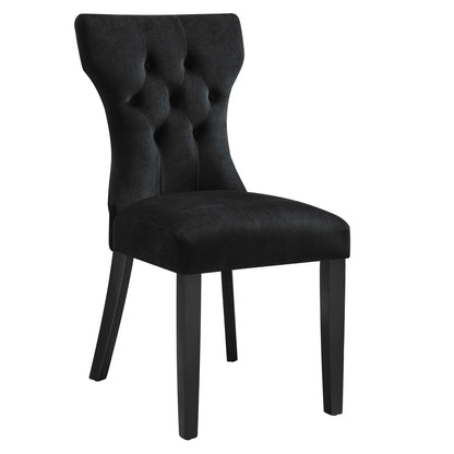 Shiela Performance Velvet Dining Chairs - Set of 2