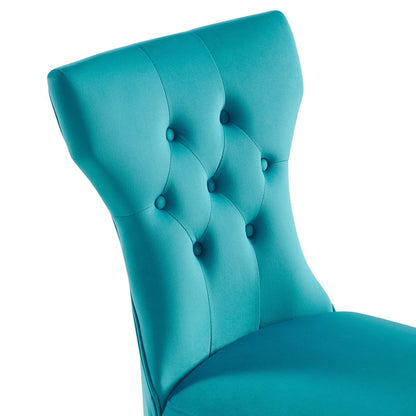 Shiela Performance Velvet Dining Chairs - Set of 2