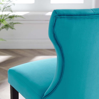 Shiela Performance Velvet Dining Chairs - Set of 2