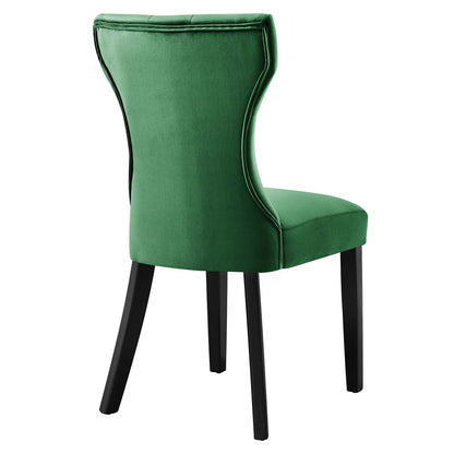 Shiela Performance Velvet Dining Chairs - Set of 2