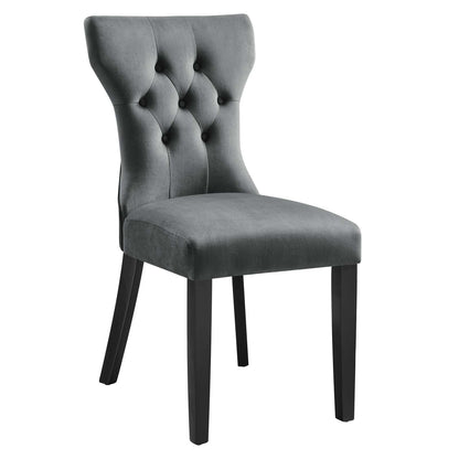 Shiela Performance Velvet Dining Chairs - Set of 2