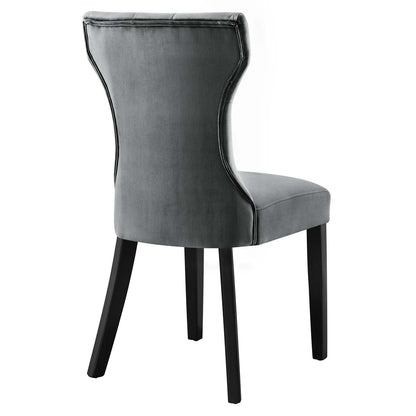 Shiela Performance Velvet Dining Chairs - Set of 2
