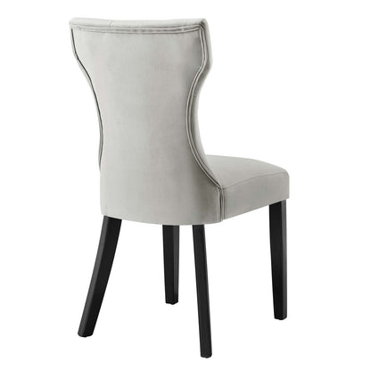 Shiela Performance Velvet Dining Chairs - Set of 2