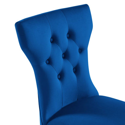 Shiela Performance Velvet Dining Chairs - Set of 2